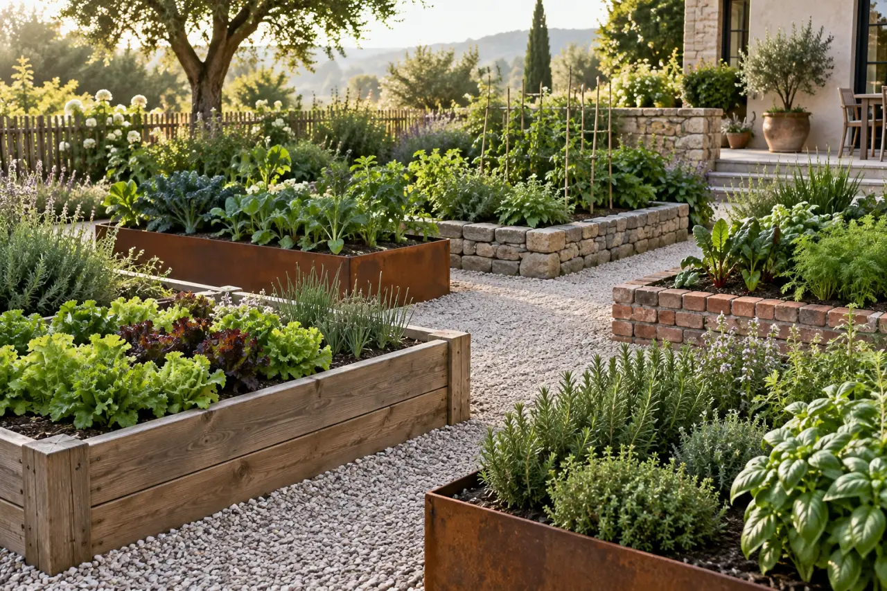 Bordure de potager : quel matériau choisir pour structurer vos cultures durablement ?