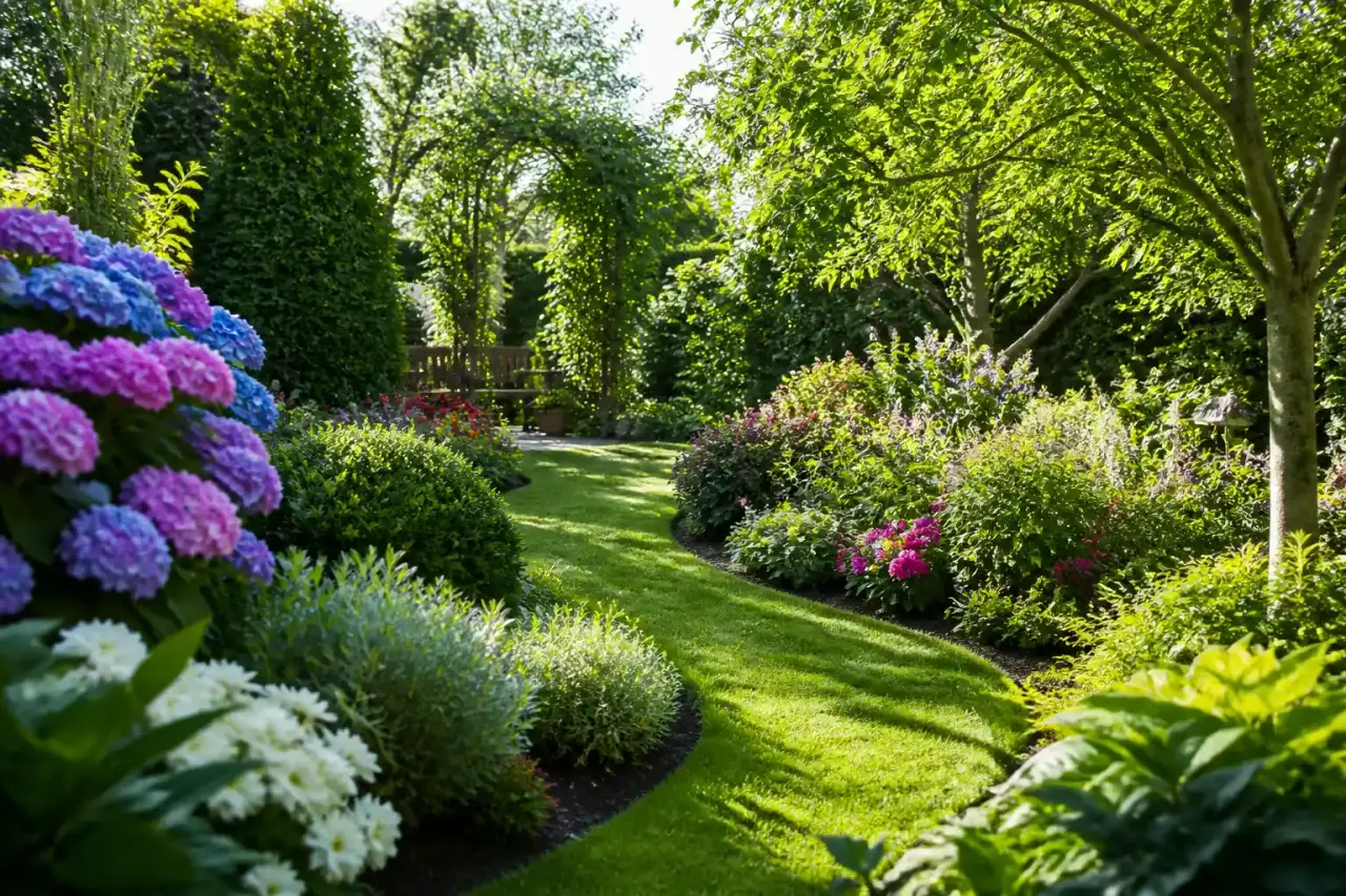 Plantes vertes d'intérieur dans de magnifiques pots colorés en céramique