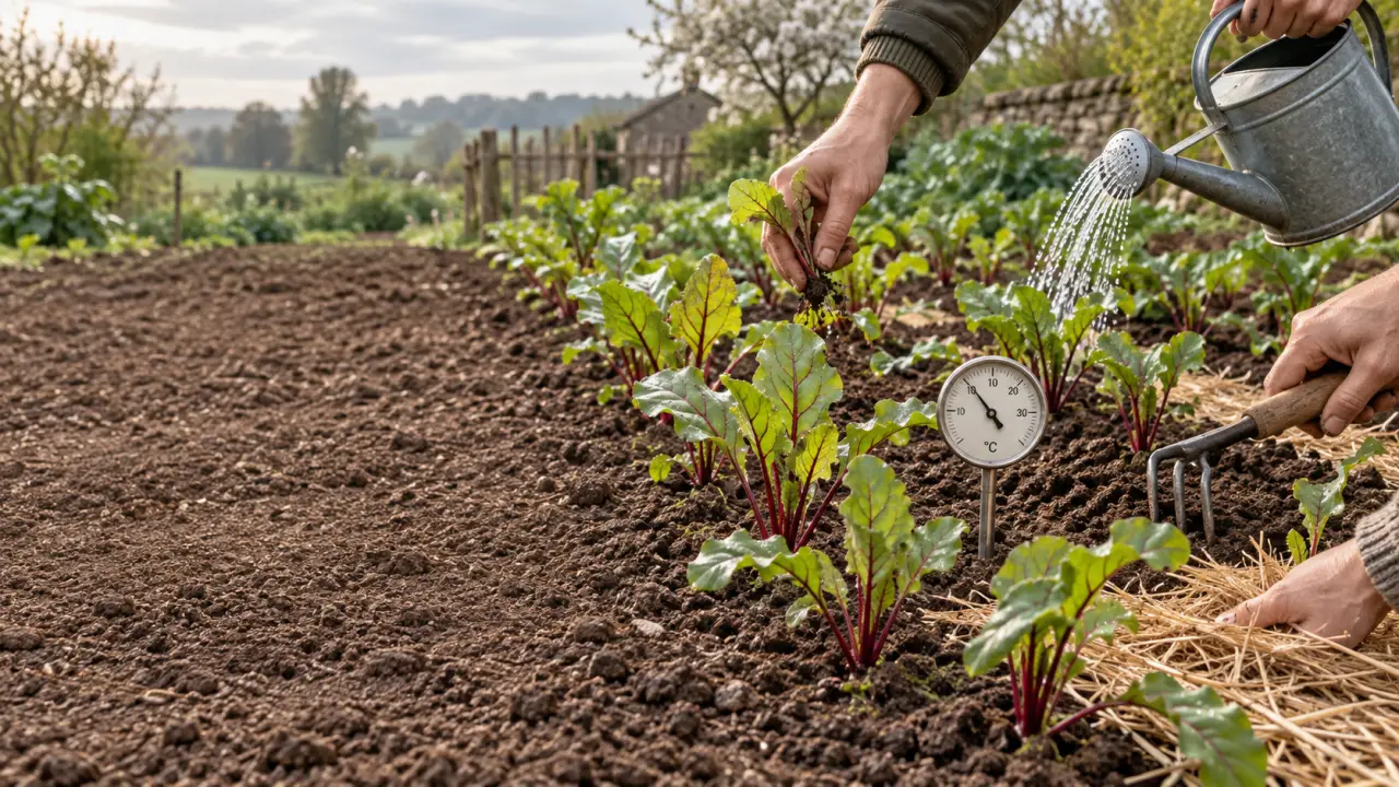 Plant de betterave : 10 °C au sol et 4 gestes pour des racines bien rondes
