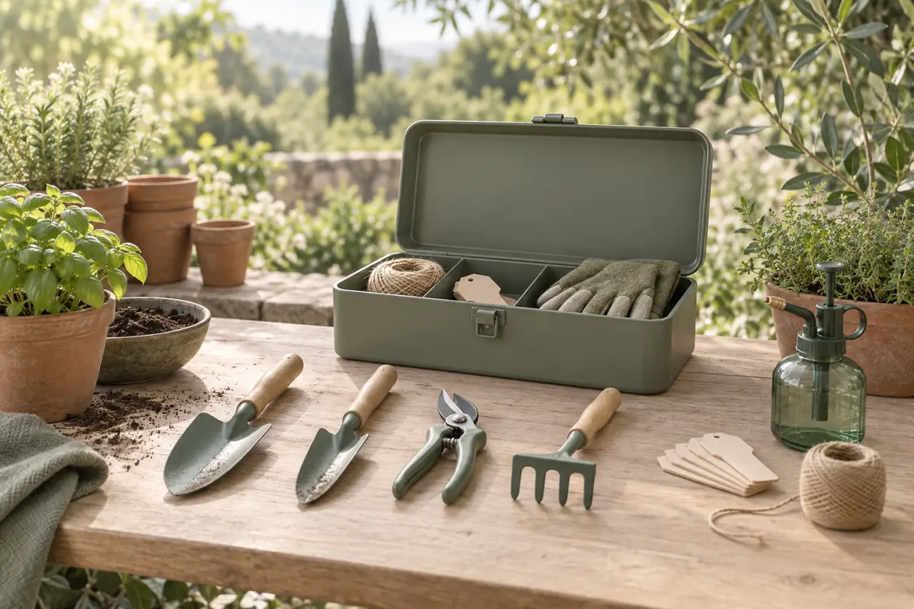 Les outils de jardinage essentiels tiennent dans un kit compact, adapté à chaque tâche
