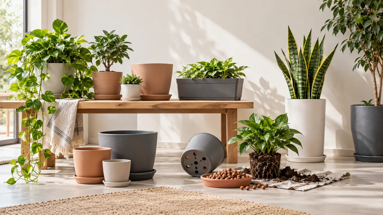Pot plastique pour plante : choisir la bonne taille, la bonne forme et le bon drainage