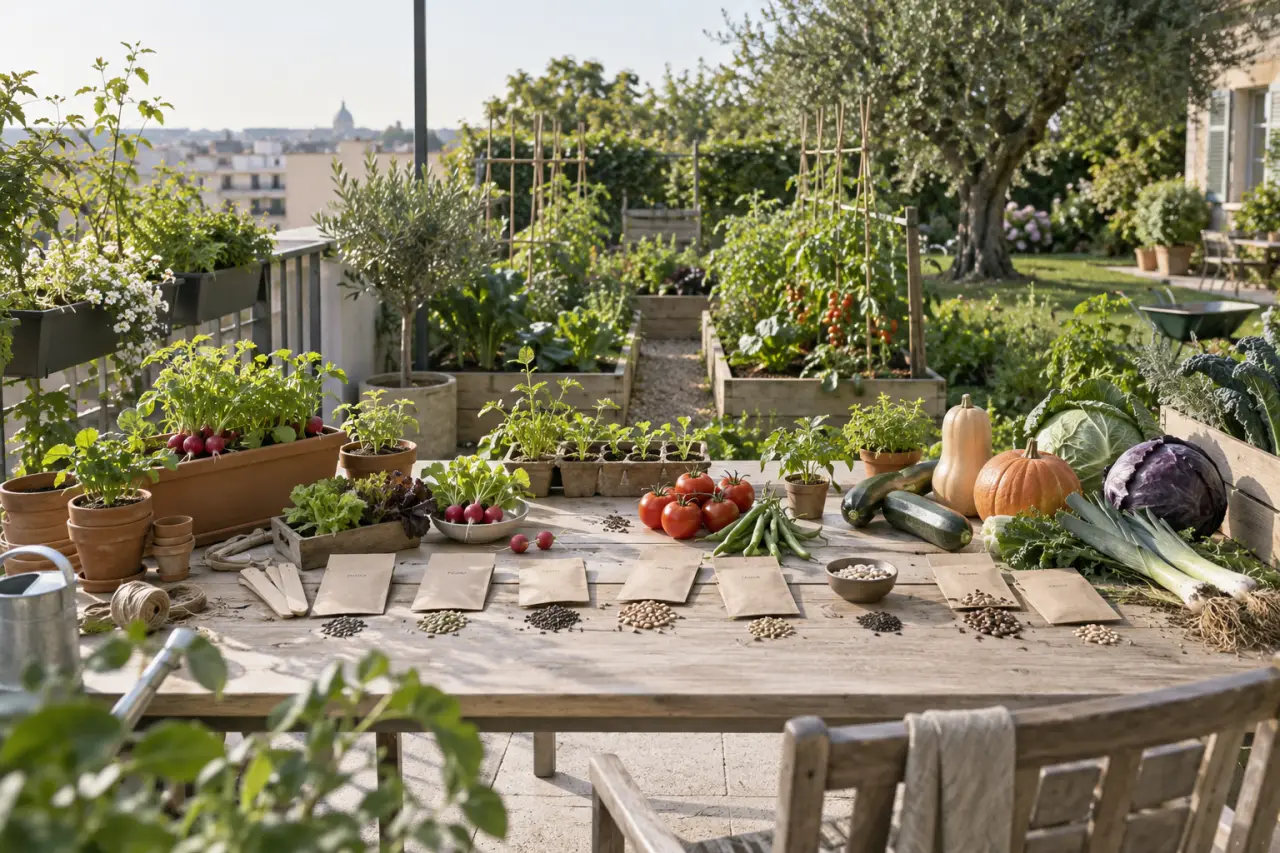 Des graines potagères adaptées à chaque espace, pour récolter du printemps à l’hiver
